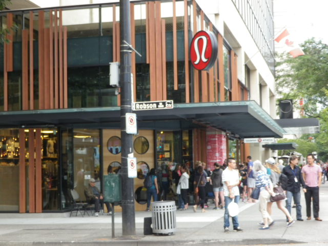 Grand Opening of Vancouver Lululemon New Flagship Store Burrard at Robson  Street