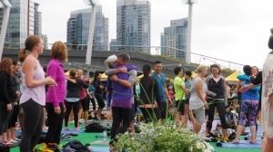 IMGP4794 Lululemon Seawheeze Half Marathon 2015 Free Nooner Yoga Class Vancouver Erin Anderson