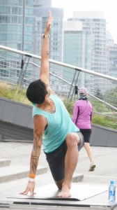 IMGP4809 Lululemon Seawheeze Half Marathon 2015 Free Nooner Yoga Class Vancouver Erin Anderson