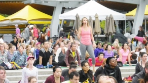 IMGP4810 Lululemon Seawheeze Half Marathon 2015 Free Nooner Yoga Class Vancouver Erin Anderson